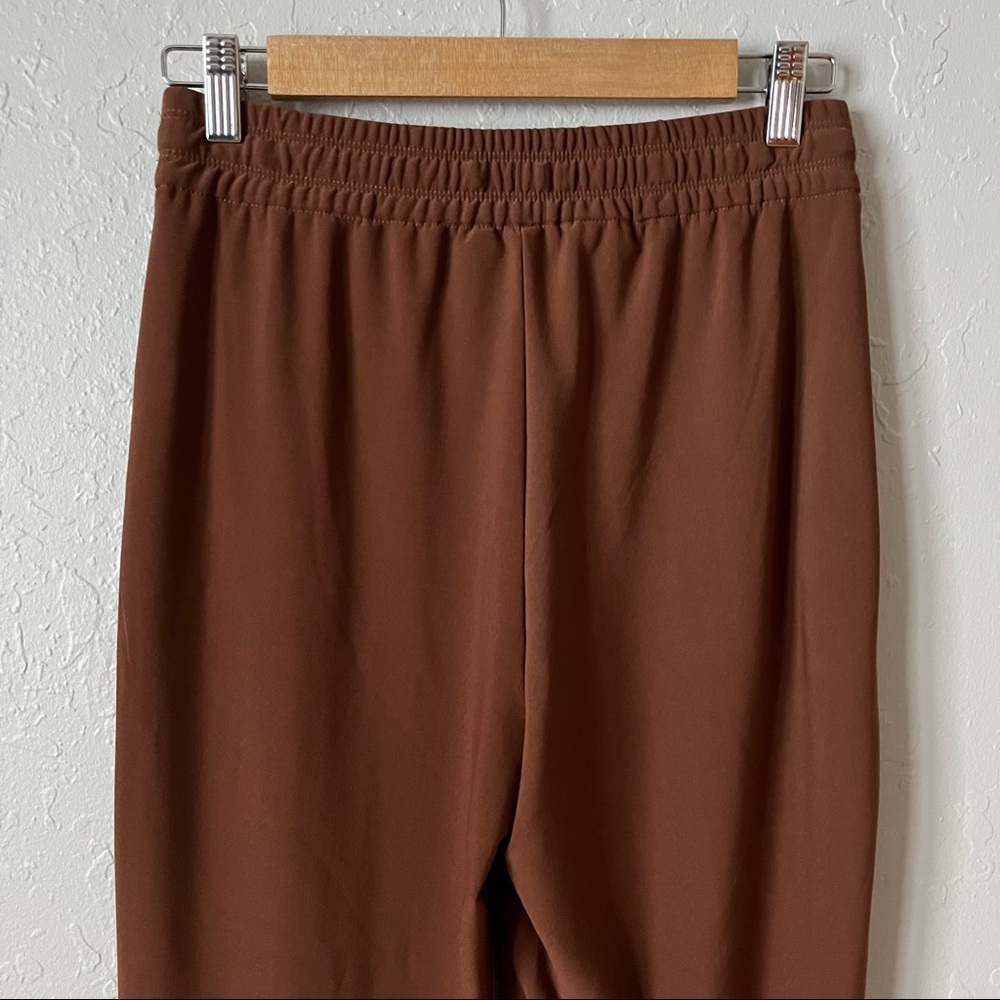 Joie High Waist Drawstring Pants Brown XS - Picture 9 of 11